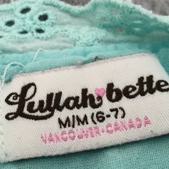 Lullah bette kidsize M(6/7)dress teal. - Picture 2 of 2